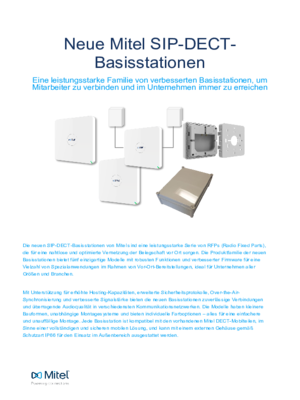 MITEL RFP 44 Indoor IP DECT Base Station EUR 45,03 - PicClick DE