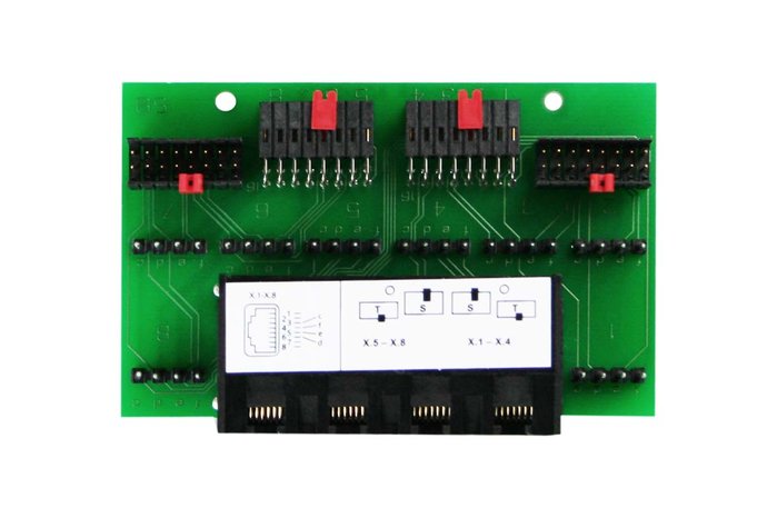 Produktbild - Aastra Jack Module 8xRJ45. 4-wire