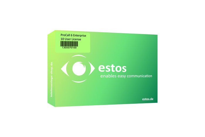 Produktbild - ESTOS ProCall 6 Enterprise Lizenz 10 User