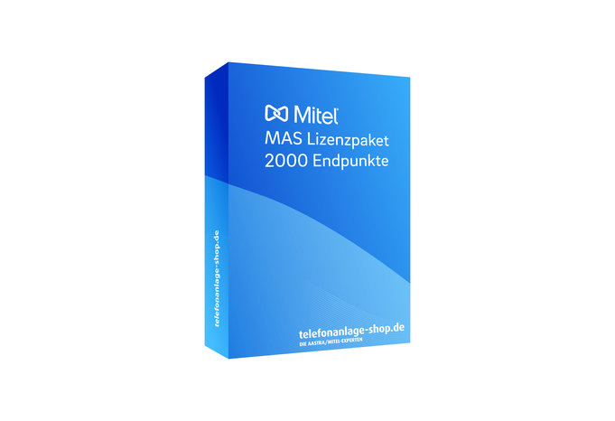 Produktbild - Mitel MAS Lizenzpaket 2000 Endpunkte