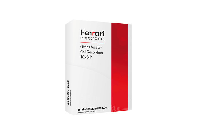 Produktbild - Ferrari - OfficeMaster CallRecording 10xSIP