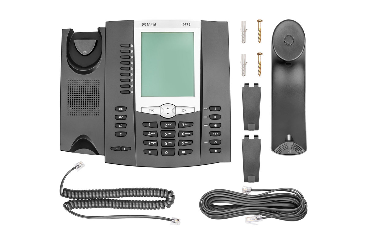Aastra 6775 Systemtelefon mit Extension M671 schwarz mit Netzteil inkl MwSt. 