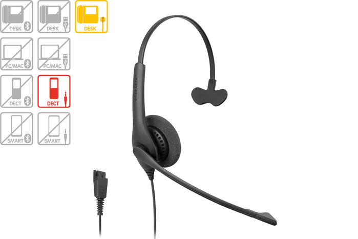 Produktbild - Jabra Headset BIZ 1500 Mono