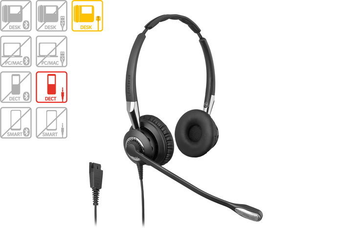 Produktbild - Jabra Headset BIZ 2400 II NC Duo