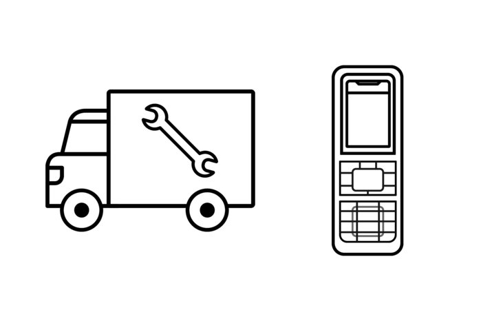 Produktbild - VOR-ORT-SERVICE DECT-Telefon