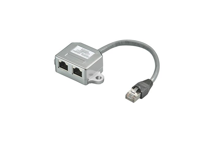 Produktbild - T-Adapter RJ45 für Cablesharing T/T