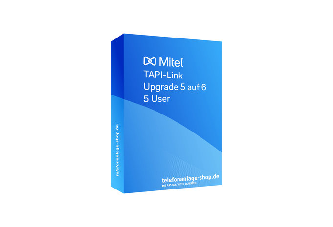 Produktbild - Mitel TAPI-Link Upgrade 5 auf 6 5 User