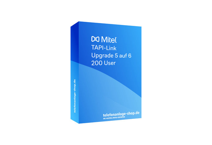 Produktbild - Mitel TAPI-Link Upgrade 5 auf 6 200 User