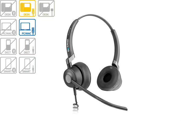 Produktbild - Mitel USB-Headset H30 Stereo