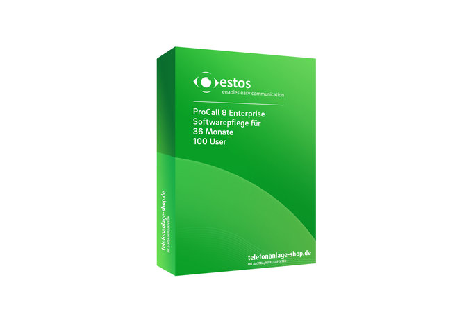 Produktbild - ESTOS Softwarepflege PC8-E für 100 User 36 Monate