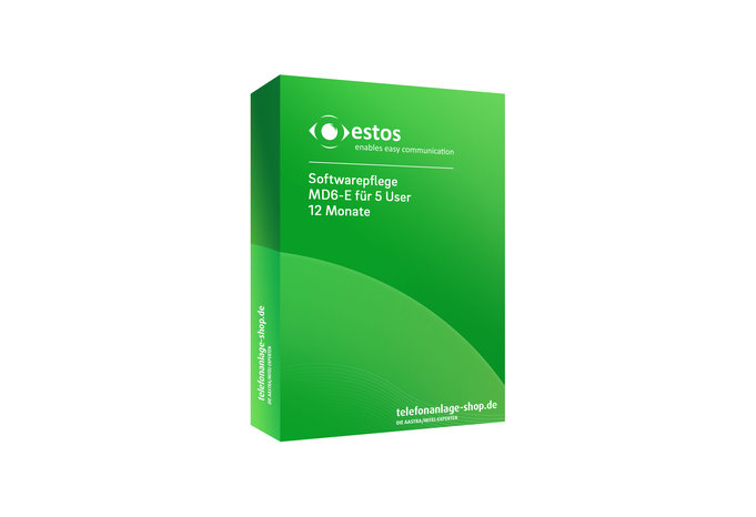 Produktbild - ESTOS Softwarepflege MD6-E für 5 User 12 Monate