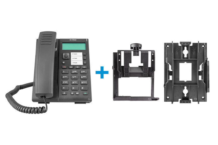 Produktbild - Mitel 6905 IP Phone plus Wandhalterung