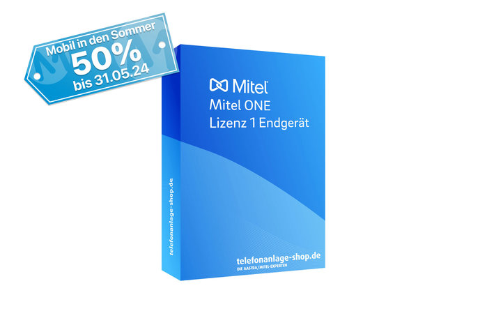 Produktbild - Mitel Lizenz für 1 Mitel One (MiVoiceOffice Mobile/Web)