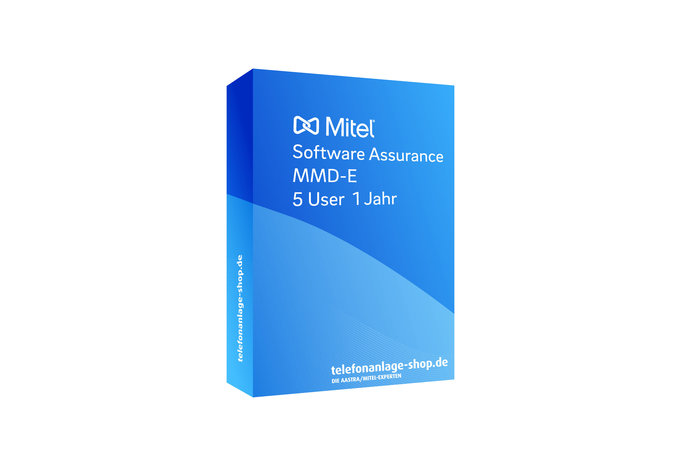 Produktbild - Mitel Software Assurance MMD-E für 5 User 1 Jahr