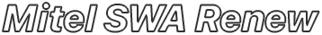 Mitel SWA Renew Font